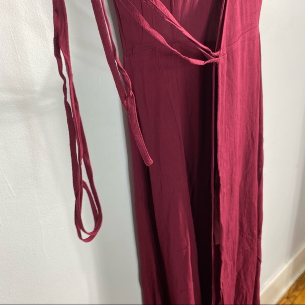 Lulu’s Maxi Wrap Dress Size Small NWT - Picture 3 of 8